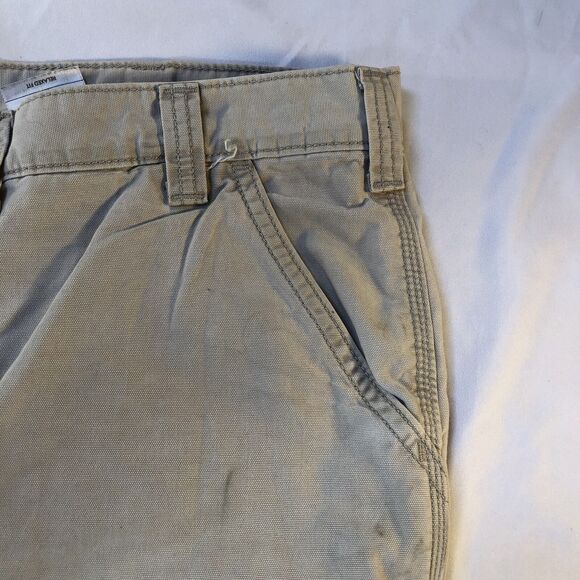 Carhartt Men's Ripstop Shorts Workwear Force Relaxed Fit Khaki Size 44 - Picture 7 of 11